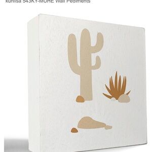 KUNLISA Cactus Wall Pediment